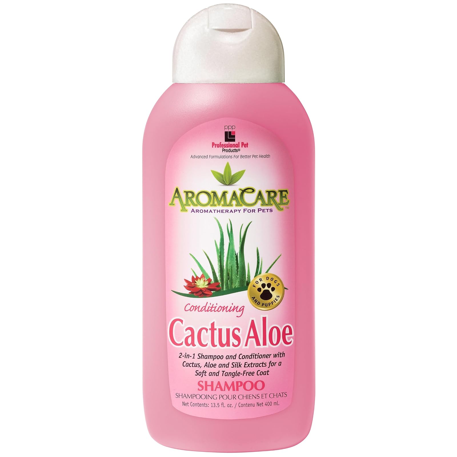 PPP Pet Aroma Care Conditioning Cactus Shampoo, 13-1/2-Ounce