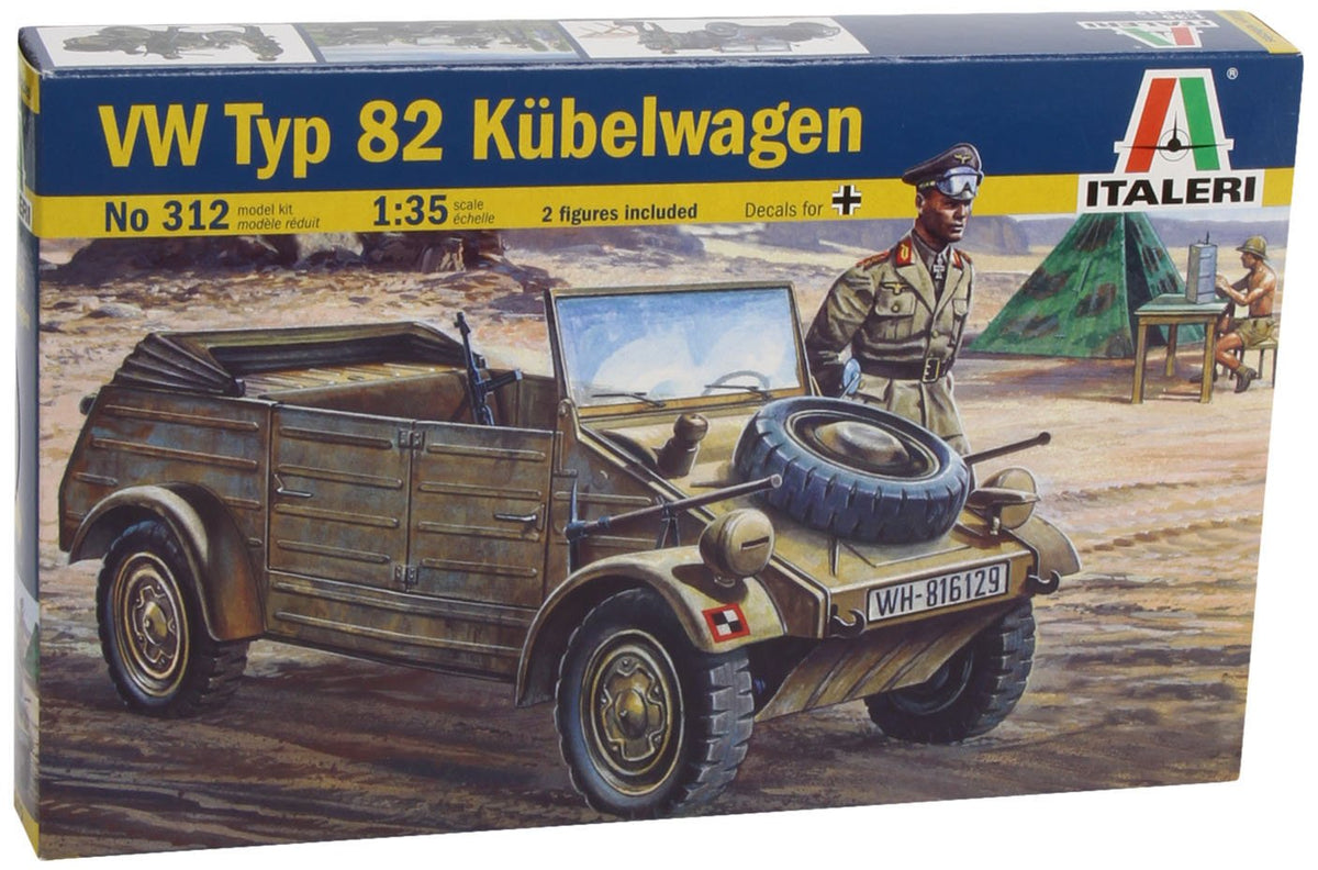 MRC Italeri VW Typ 82 Kubelwagen 1:35 Scale Military Model Kit