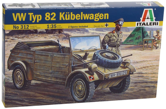 MRC Italeri VW Typ 82 Kubelwagen 1:35 Scale Military Model Kit