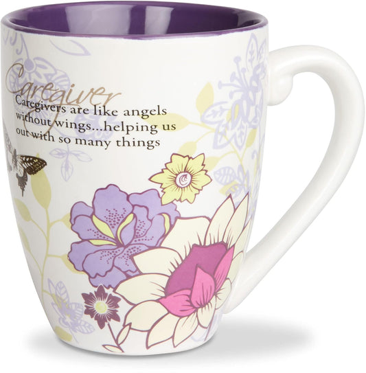 Pavilion Mark My Words Caregiver Mug, 4-3/4-Inch, 20-Ounce Capacity