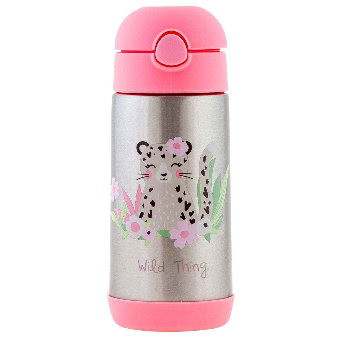 Stephen Joseph Thermos, 11.8 Ounces, LEOPARD
