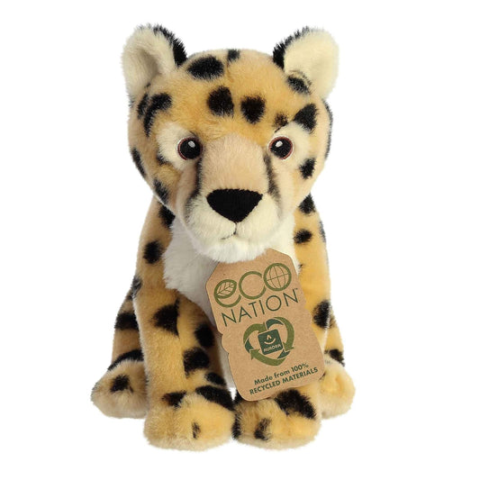 Aurora Eco Nation 35001 Cheetah Plush Animal Toy, 9-inch Width