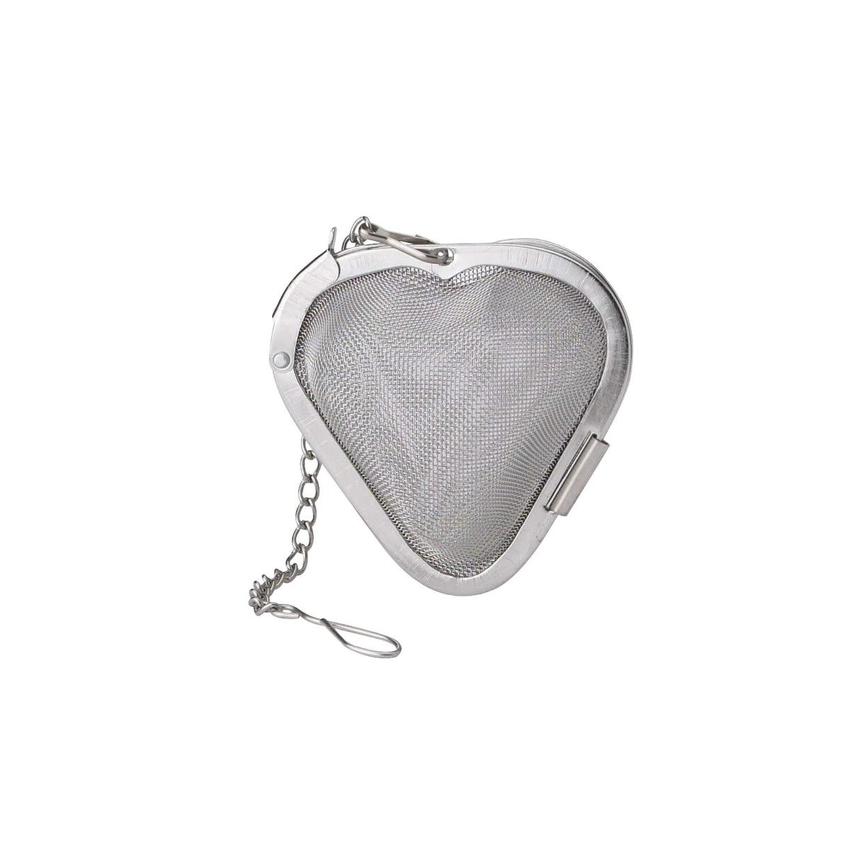 HIC Kitchen Tea Infuser, Heart, 2.5-Inch, Single, Stainless Steel