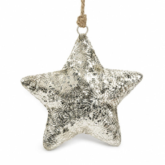 Melrose 86665 Star Ornament, 6.5-inch Height, Iron