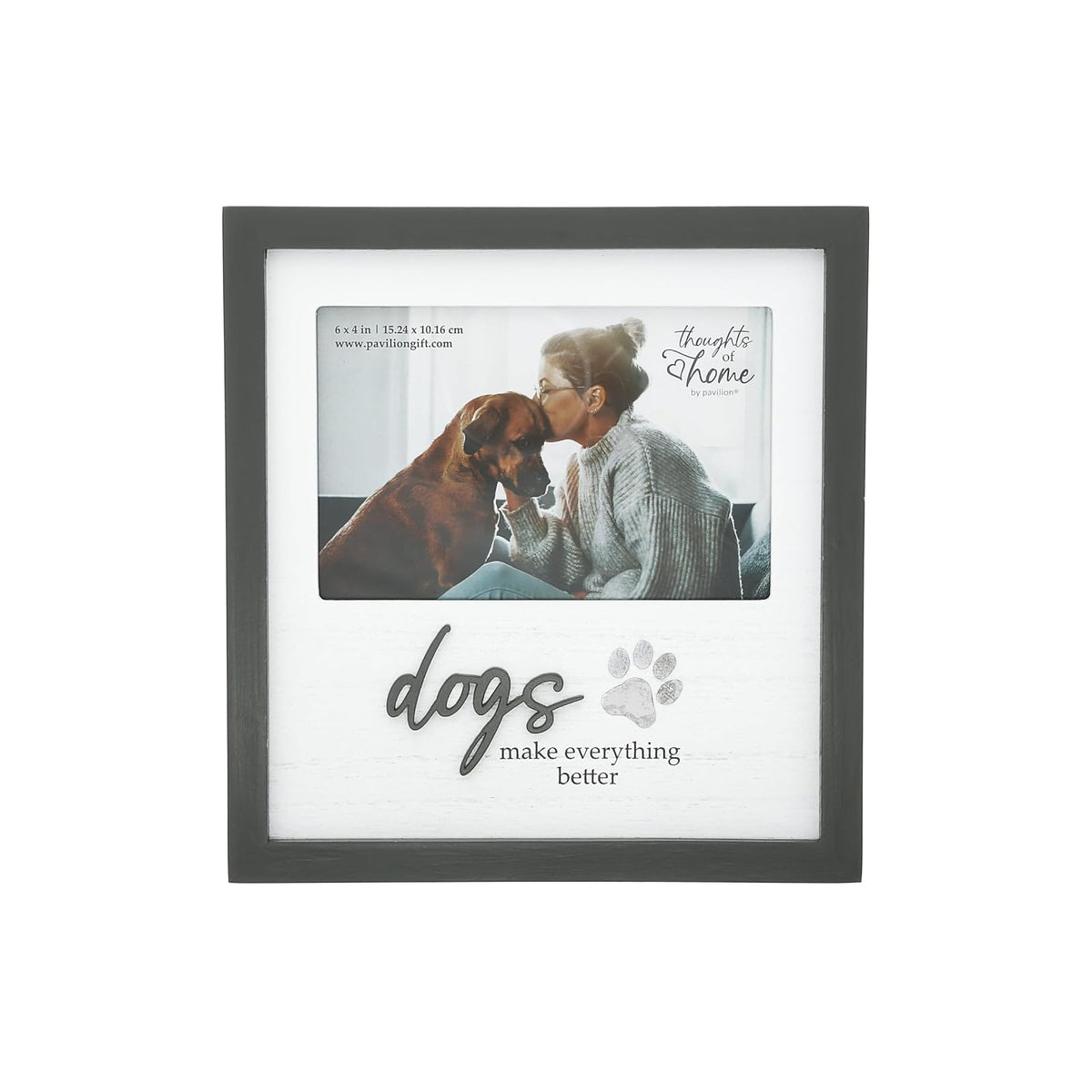 Pavilion Gift Company Picture Frame, 6" x 4", White
