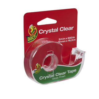 Duck Adhesive Tapes, 3/4-Inch x 650 Inches, Single, Clear