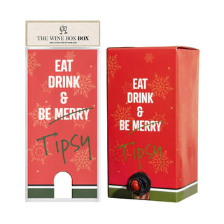 WINE BOX Storage Box, 5x5x10, Drink & Be Tipsy