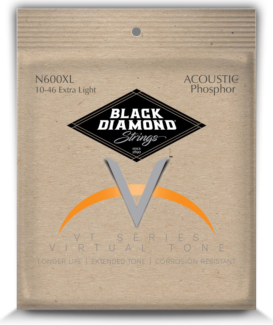 Black Diamond Strings® N600LL Acoustic Phos Wound Light Light .011P.015P.022PB.032PB.042PB.052PB