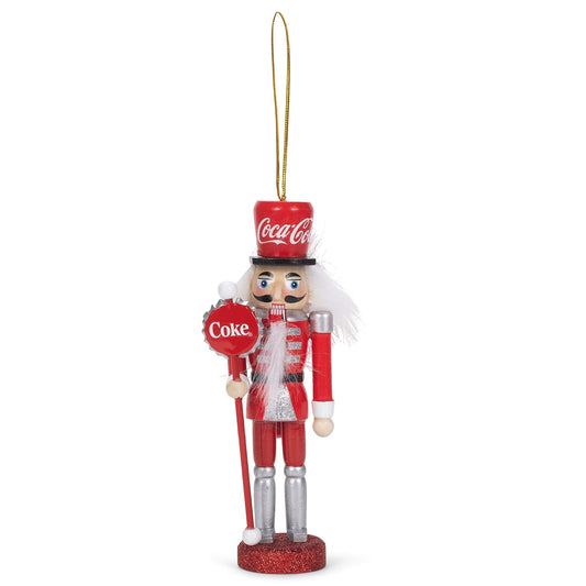Kurt Adler CC6201 Coca-Cola Nutcracker Ornament, 6-inch Height, Wood