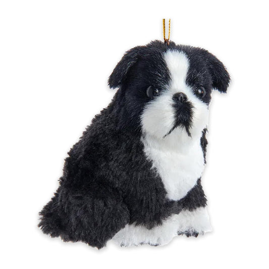 Kurt S. Adler Hanging Ornament, 3.5 x 3 inch, Black and White