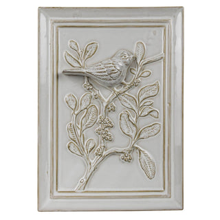HomArt Wall Art, 8 x 1.5 x 11 inches, Milky White