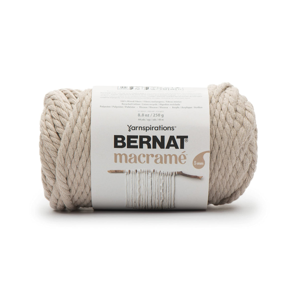 Bernat Yarn, 250 g/44 yds, Taupe