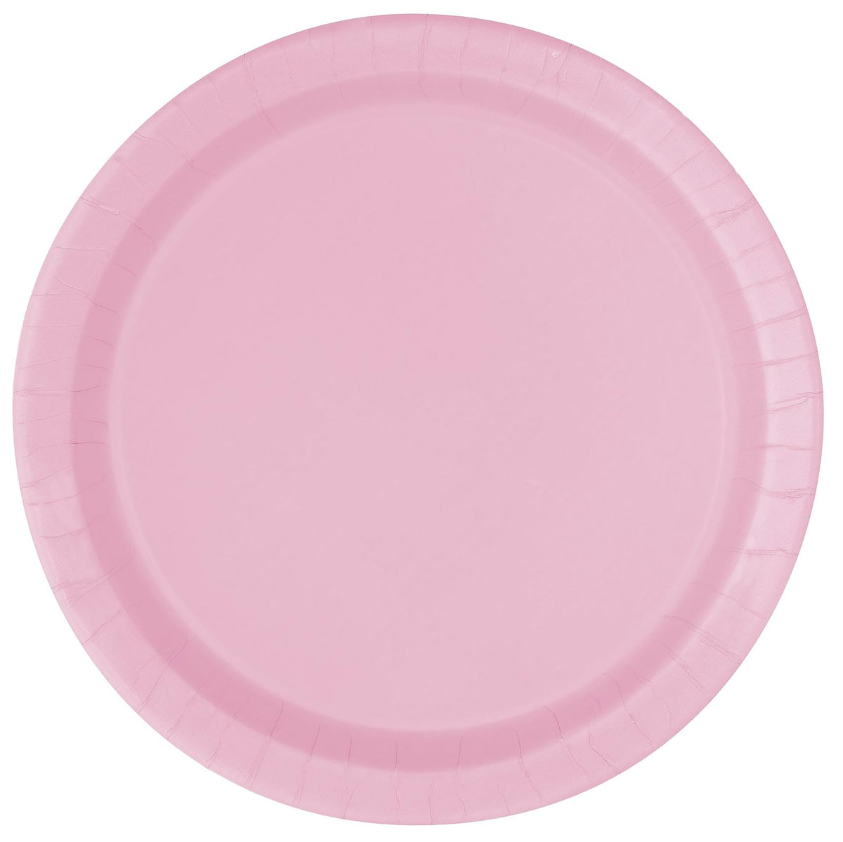 Unique Industries, Cake Paper Plates, 20 Pieces - Light Pink