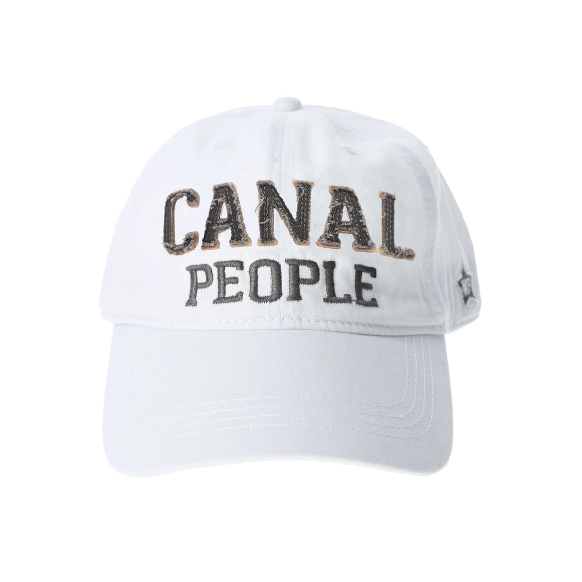 Pavilion Gift Company Hat, White and Gray, Modern