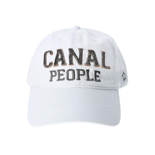 Pavilion Gift Company Hat, White and Gray, Modern