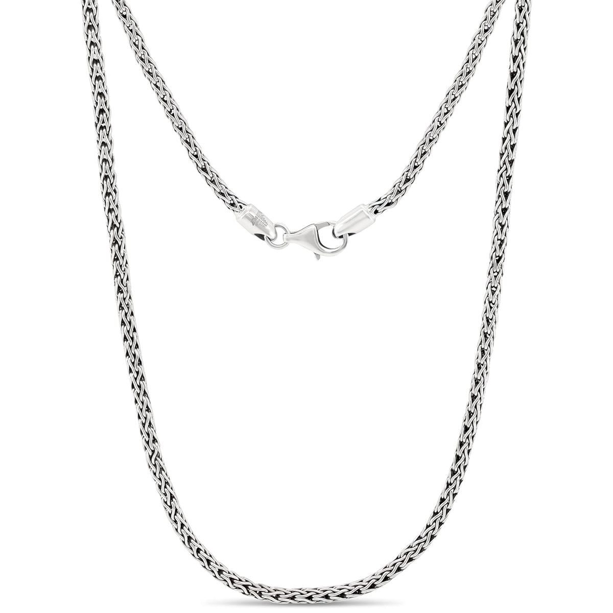 DEVATA Necklace, 26" Length, Silver