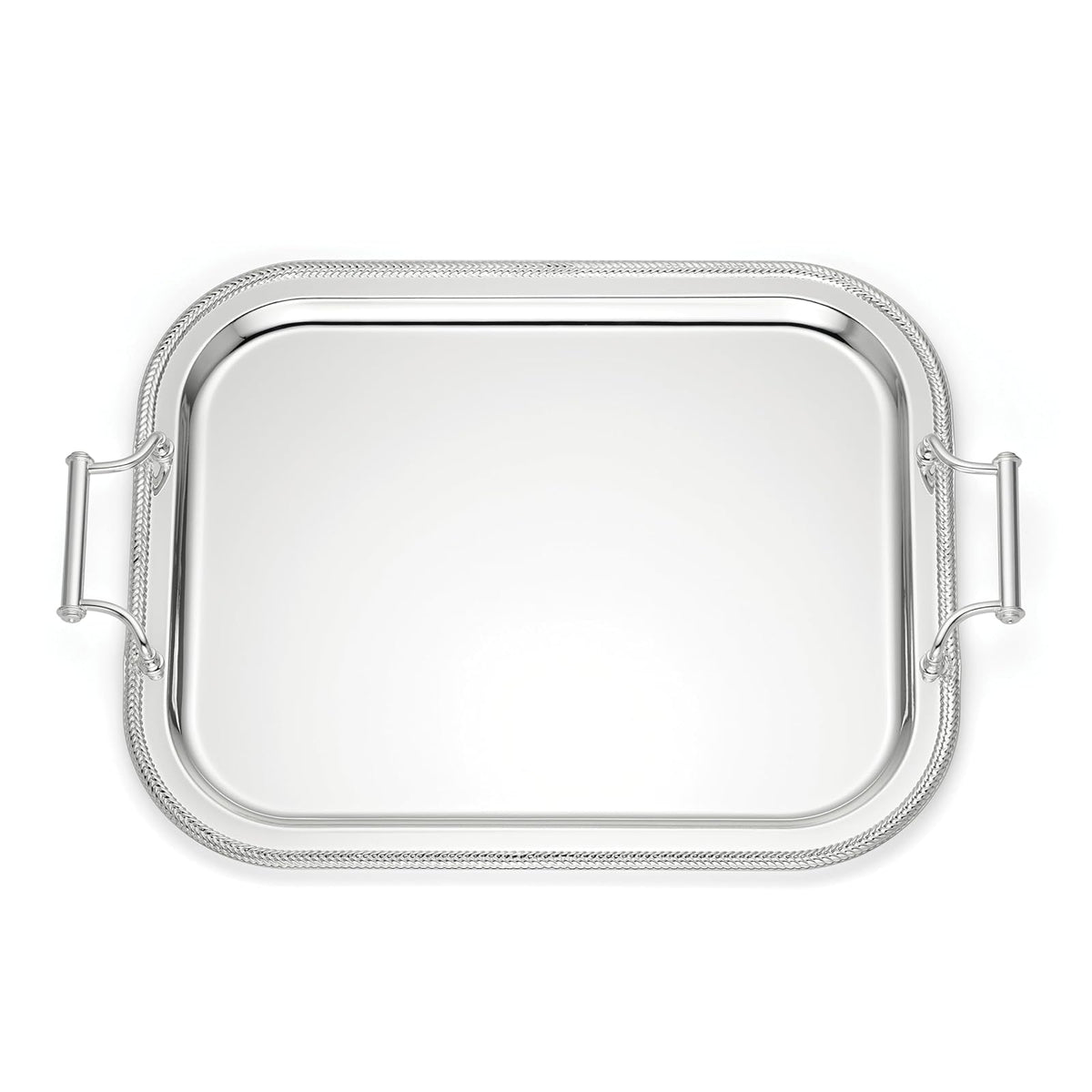 Reed & Barton Tray, 16.3" x 13" x 0.3", Metallic