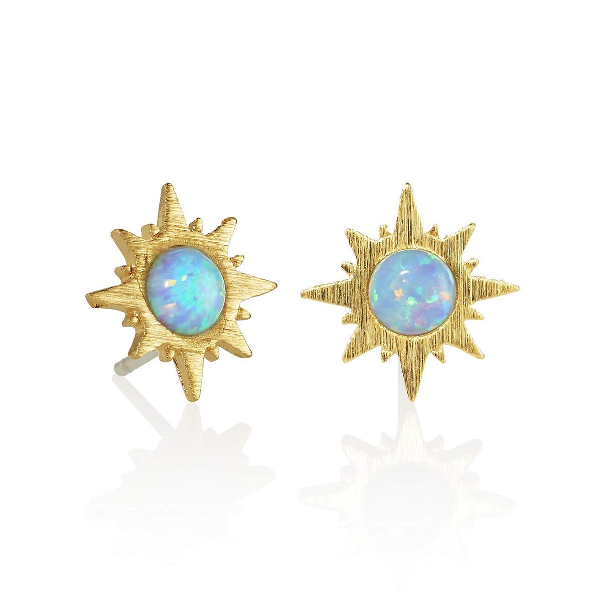 namana Earring, 10mm, Blue