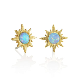 namana Earring, 10mm, Blue