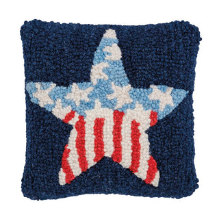 Mud Pie Pillow, 8" x 8", Navy