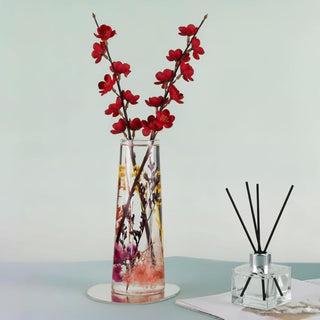 Locco Decor Vase, Pink, Garden