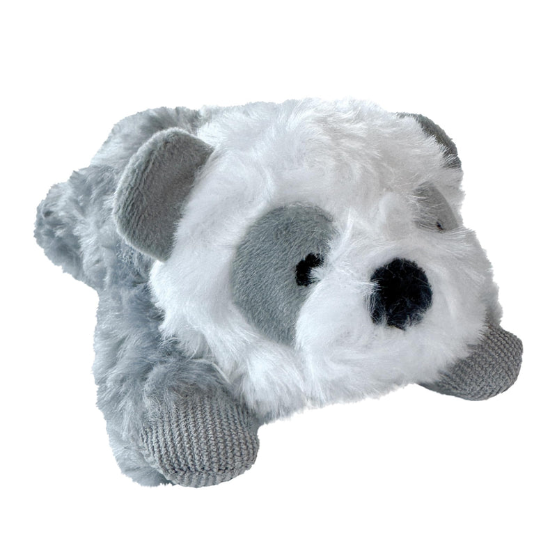 foufouBRAND Small Panda Laydown Plushies Pet Toy, 6.6-inch Length, Pet Accessories