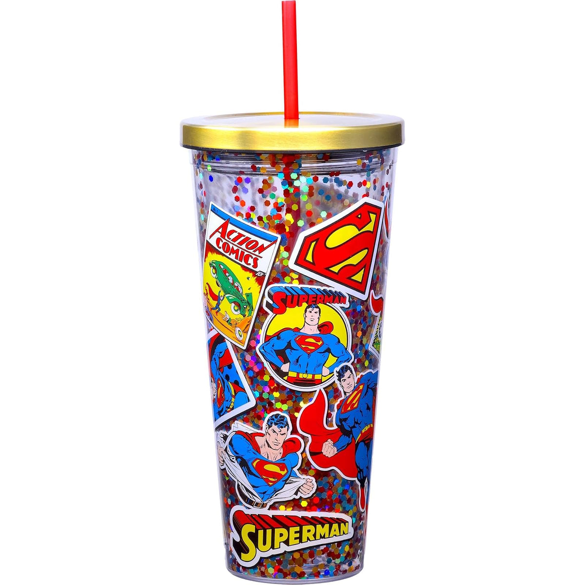 Spoontiques Drinking Cup, 32 Ounces, Superman