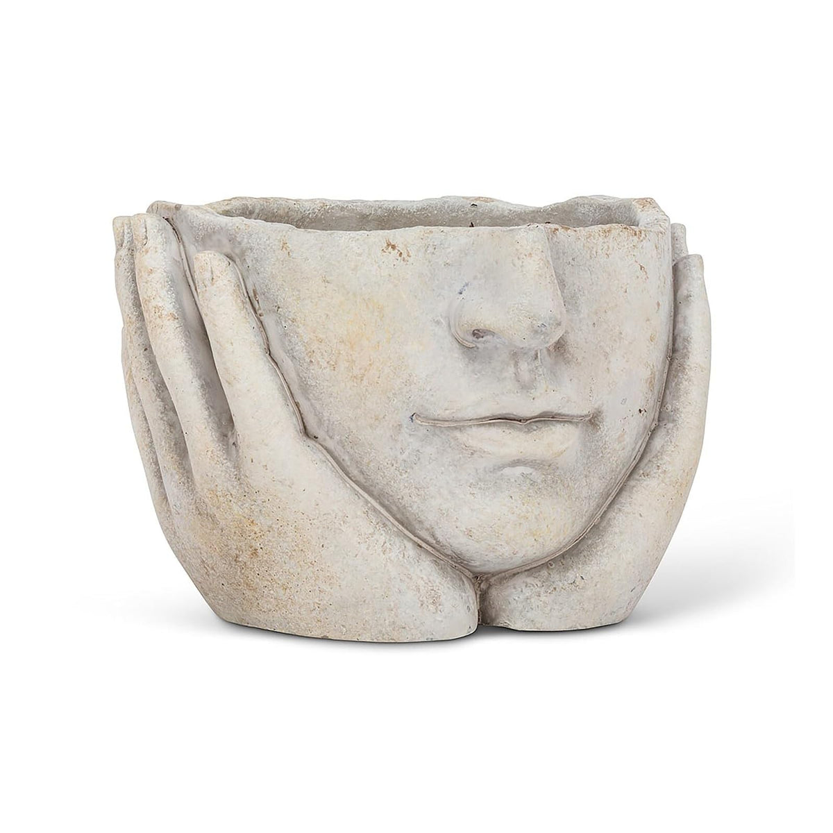 Abbott Collection Planter, 4.5"H, Gray