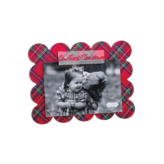 Mud Pie Picture Frame, 6" x 8", WHITE
