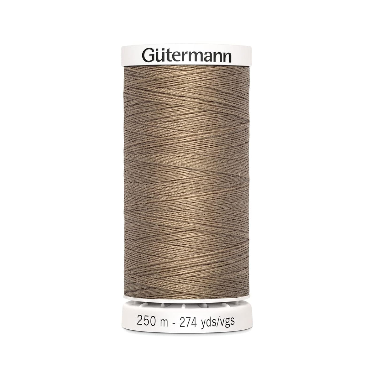 Gütermann Yarn, 273 yd., Brown/Dove Beige