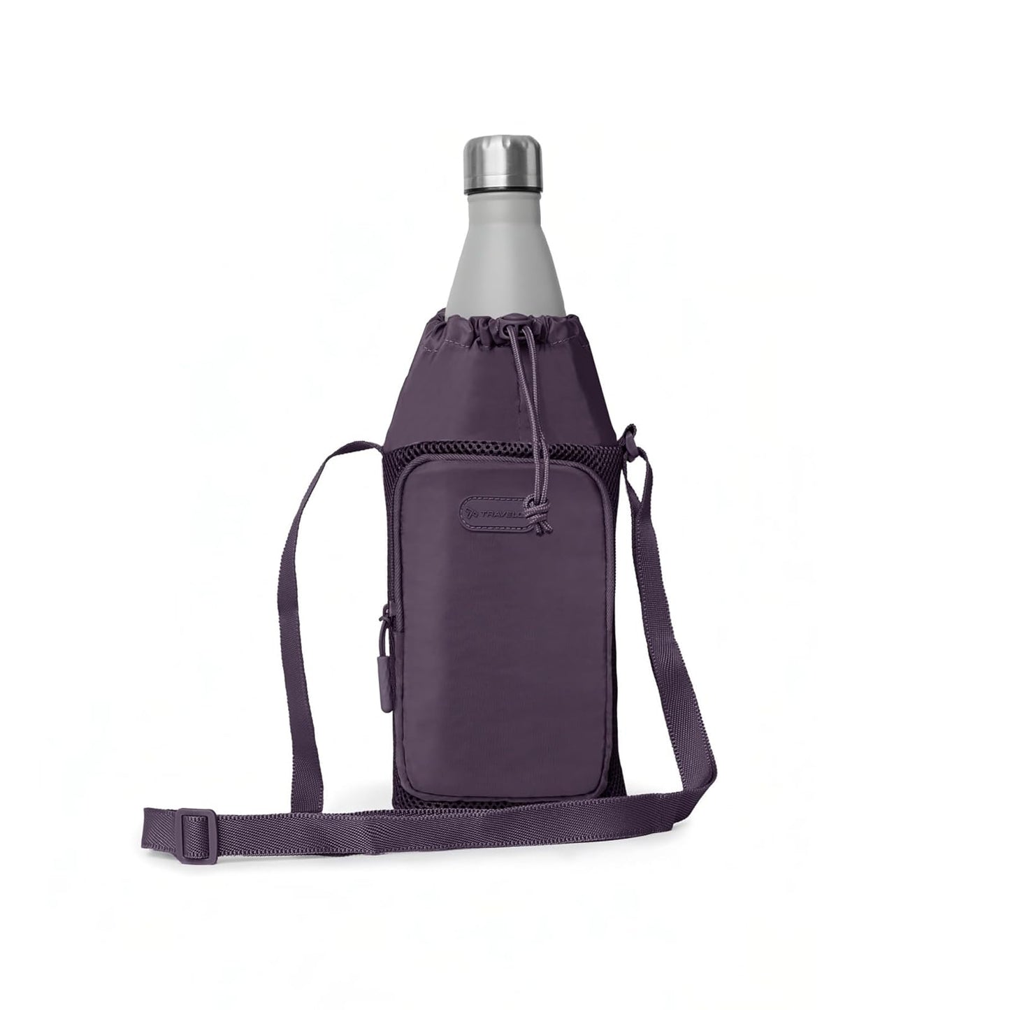 Travelon Pi Gogo Insulated Water Bottle Tote, BlackBerry