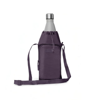 Travelon Pi Gogo Insulated Water Bottle Tote, BlackBerry