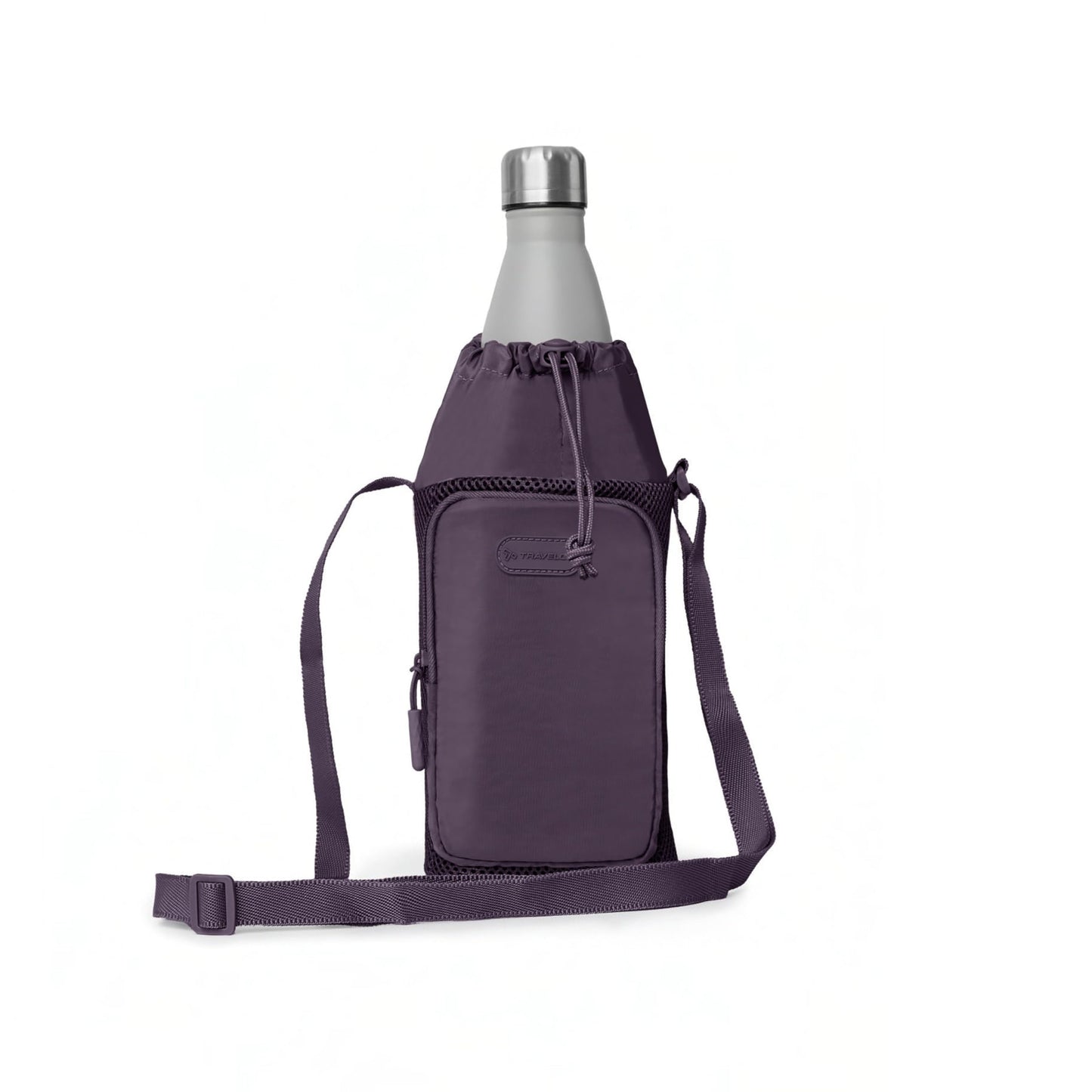 Travelon Pi Gogo Insulated Water Bottle Tote, BlackBerry