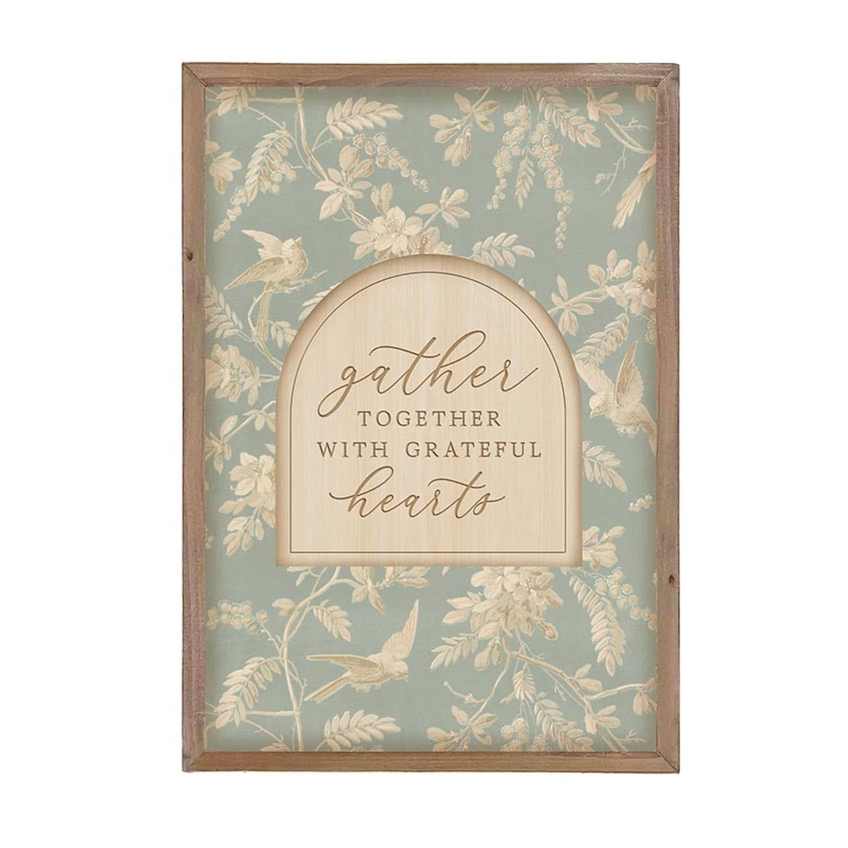 P. Graham Dunn Decorative Signage, 18" W x 26.5" H, Gather Together
