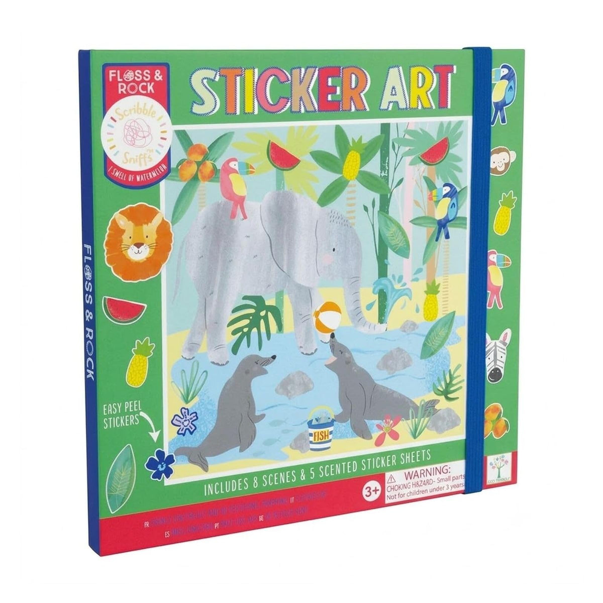 Floss & Rock Sticker Decal, Jungle