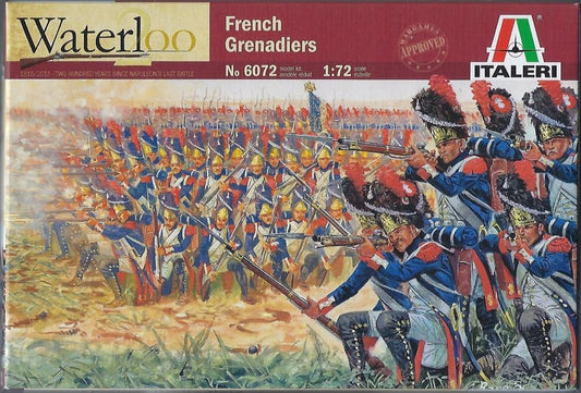 MRC Italeri Napoleonic War French Grenadiers 50 1/72 6072S