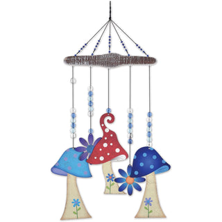 Sunset Vista Designs Wind Chime, 24-Inch, Mushroom