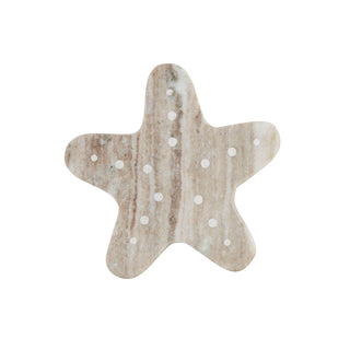 Mud Pie Cutting Board, 7 1/4" x 7", Starfish