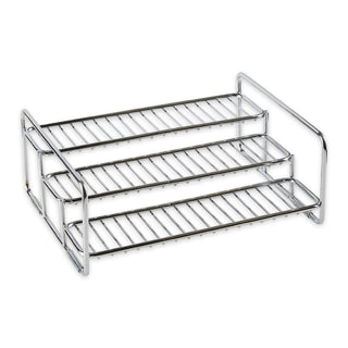 RSVP International Spice Rack - Chromed Steel (Chrome) (4.25"h x 11"w x 8.75"d)