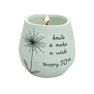 Pavilion Gift Company Candle, 8 oz - 3.5 Inch Tall, Green