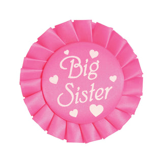 Beistle Apparel Pin, 3½", Cerise/White
