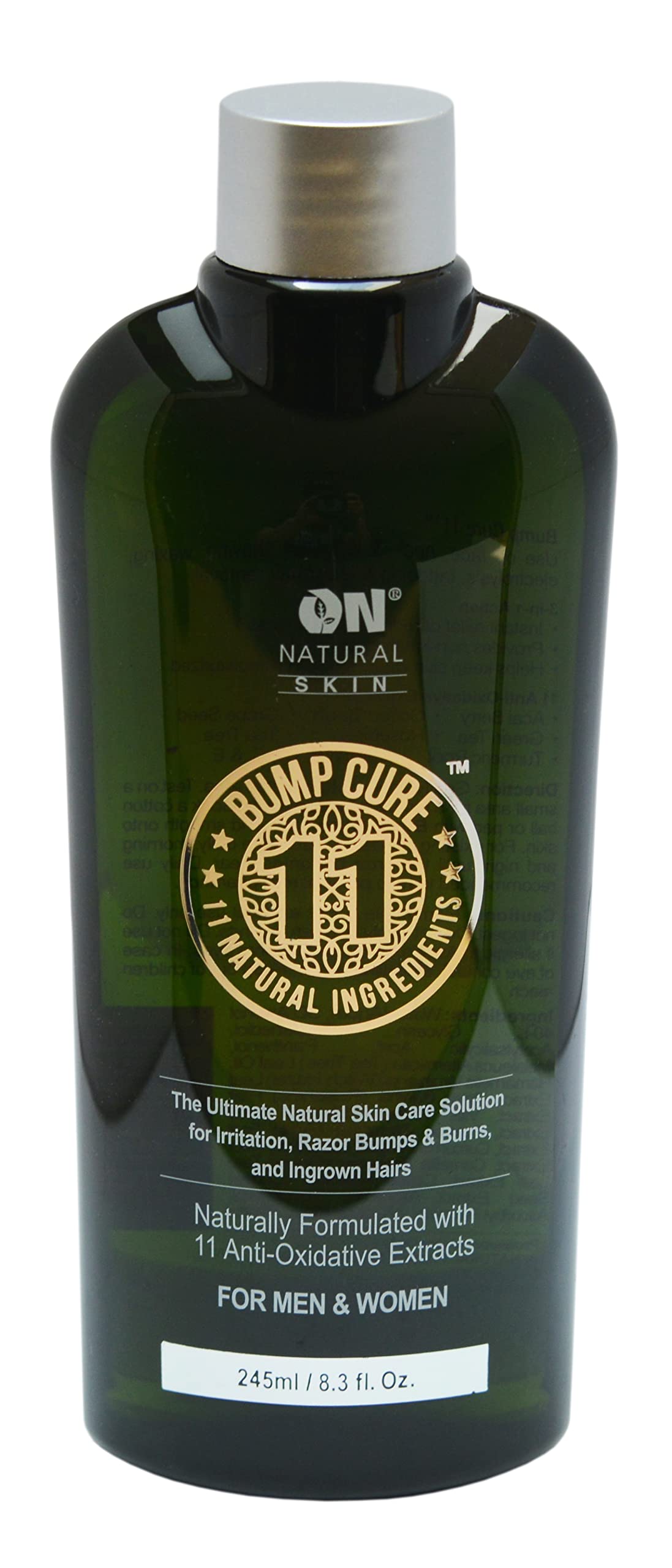 ON Natural Skin Bump Care 11 Natural Ingredients for Men and Women - For irritations, Razor, Bumps &amp; burns and Ingrown Hairs (8.3 oz)