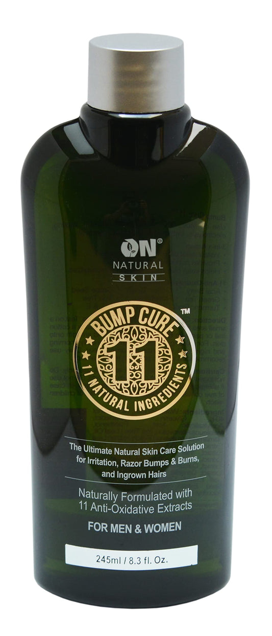 ON Natural Skin Bump Care 11 Natural Ingredients for Men and Women - For irritations, Razor, Bumps &amp; burns and Ingrown Hairs (8.3 oz)