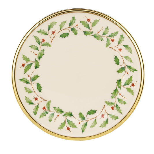 Lenox Dishware Plate, 6.5", Red & Green