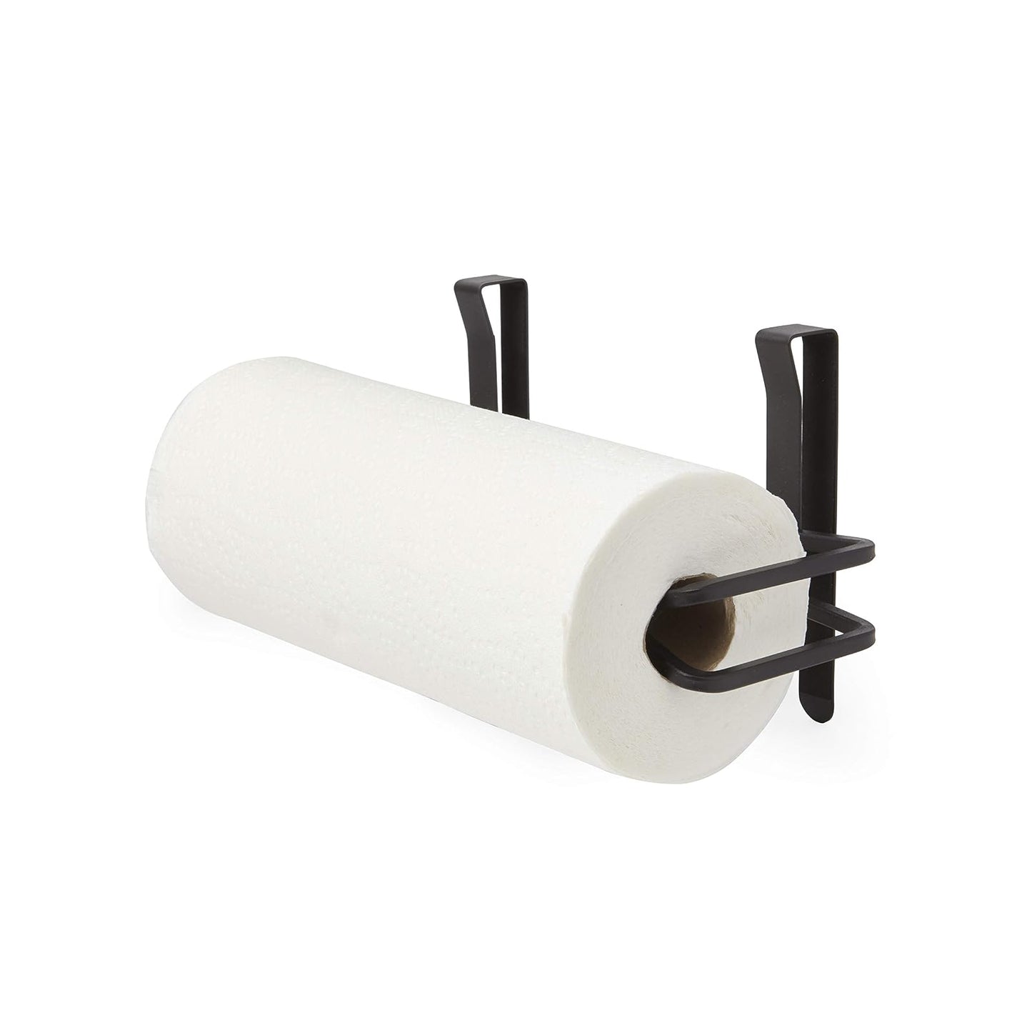 Umbra 1005752-040 Squire Multi-Use Paper Towel Holder for Kitchen, Bent Metal Wire Looks Like Cast Iron, Black