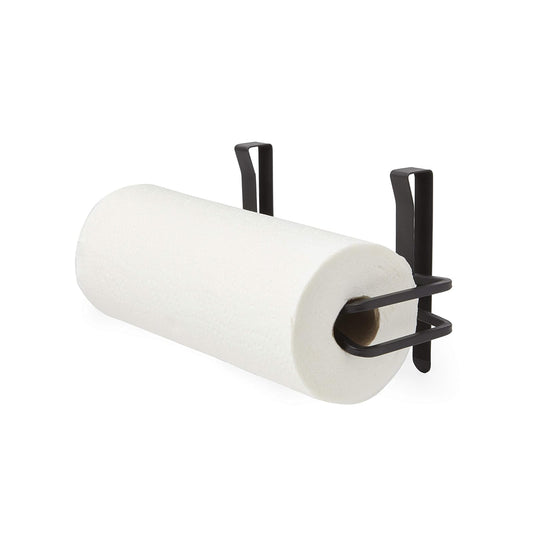 Umbra 1005752-040 Squire Multi-Use Paper Towel Holder for Kitchen, Bent Metal Wire Looks Like Cast Iron, Black