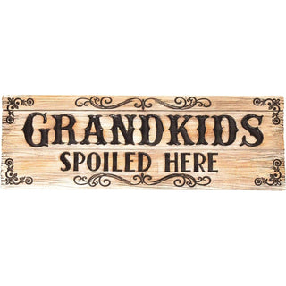 Spoontiques Grandkids Spoiled Here Desk Sign