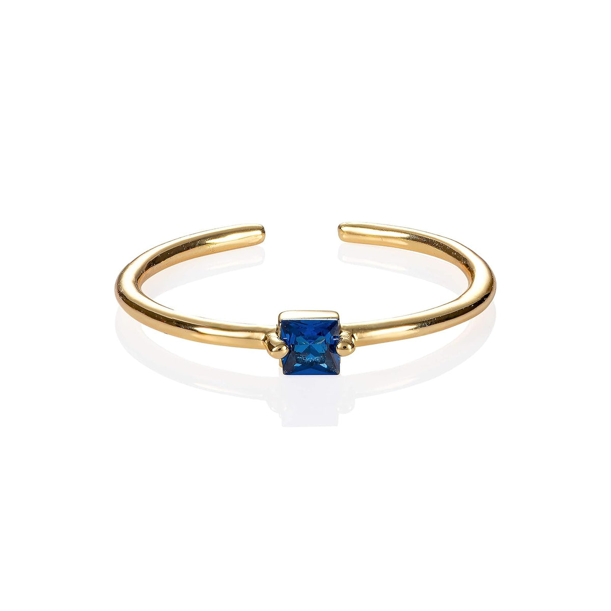 namana Ring, Adjustable, Blue