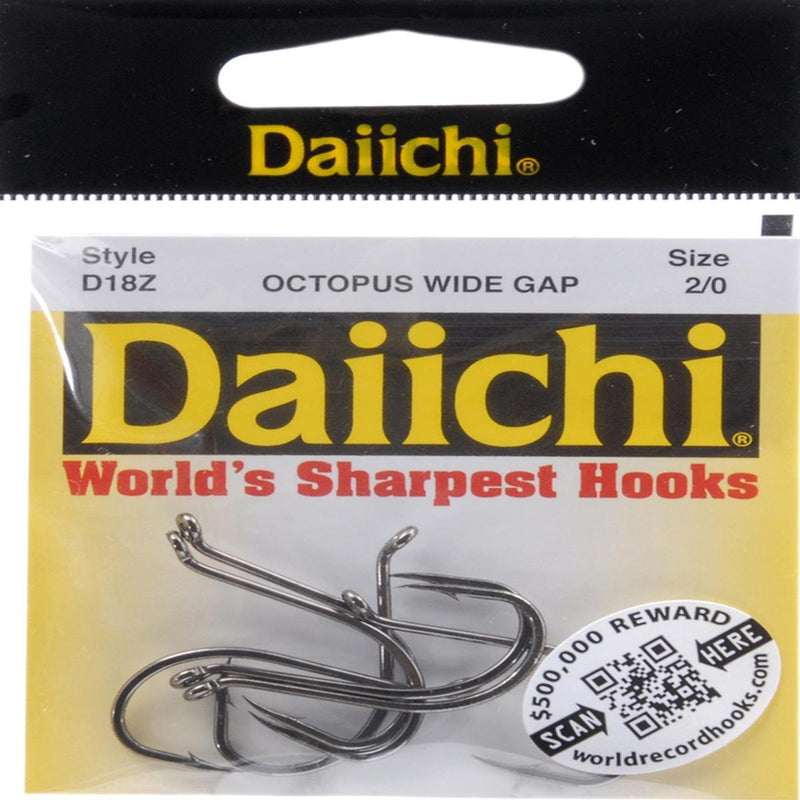 Daiichi D18Z-2/0 Wide Octopus Hook