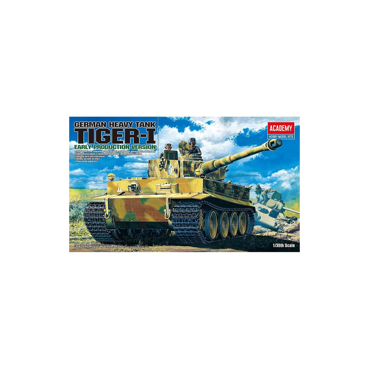 ACADEMY HOBBY MODEL KITS Art Craft Kit, Box: 45.5 x 27.0 x 8.0cm (17.91x10.62x3.